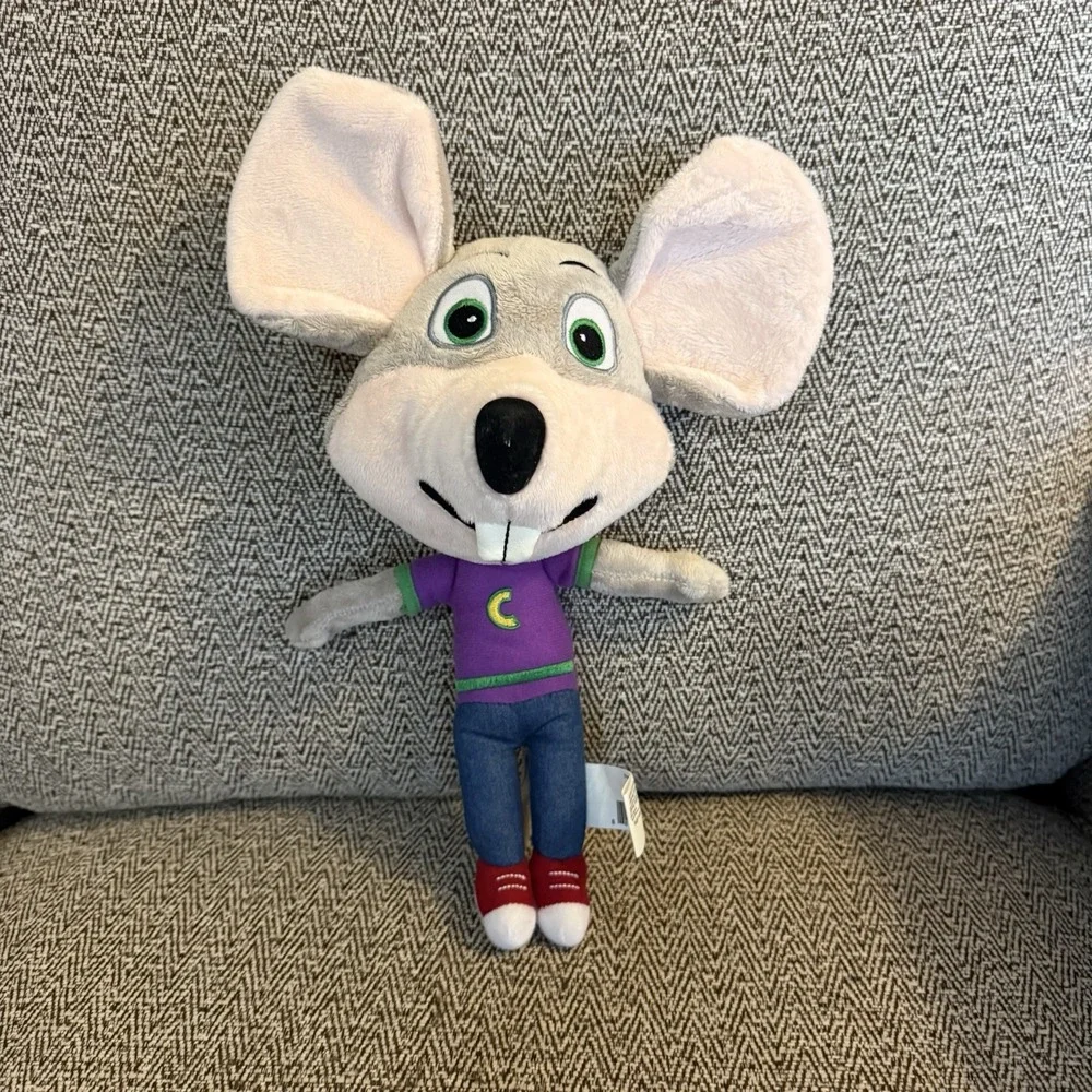 Chuck E Cheese Pizza Mouse Plush Toy 12